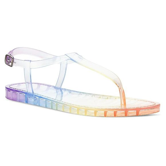Sun + Stone Womens Thong Slingback Jelly Sandals - Picture 1 of 3